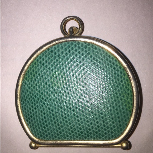 authentic LIZARD & KID GLOVE LEATHER coin purse
